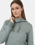 Tentree Women's TreeFleece Banshee Hoodie - Eucalyptus