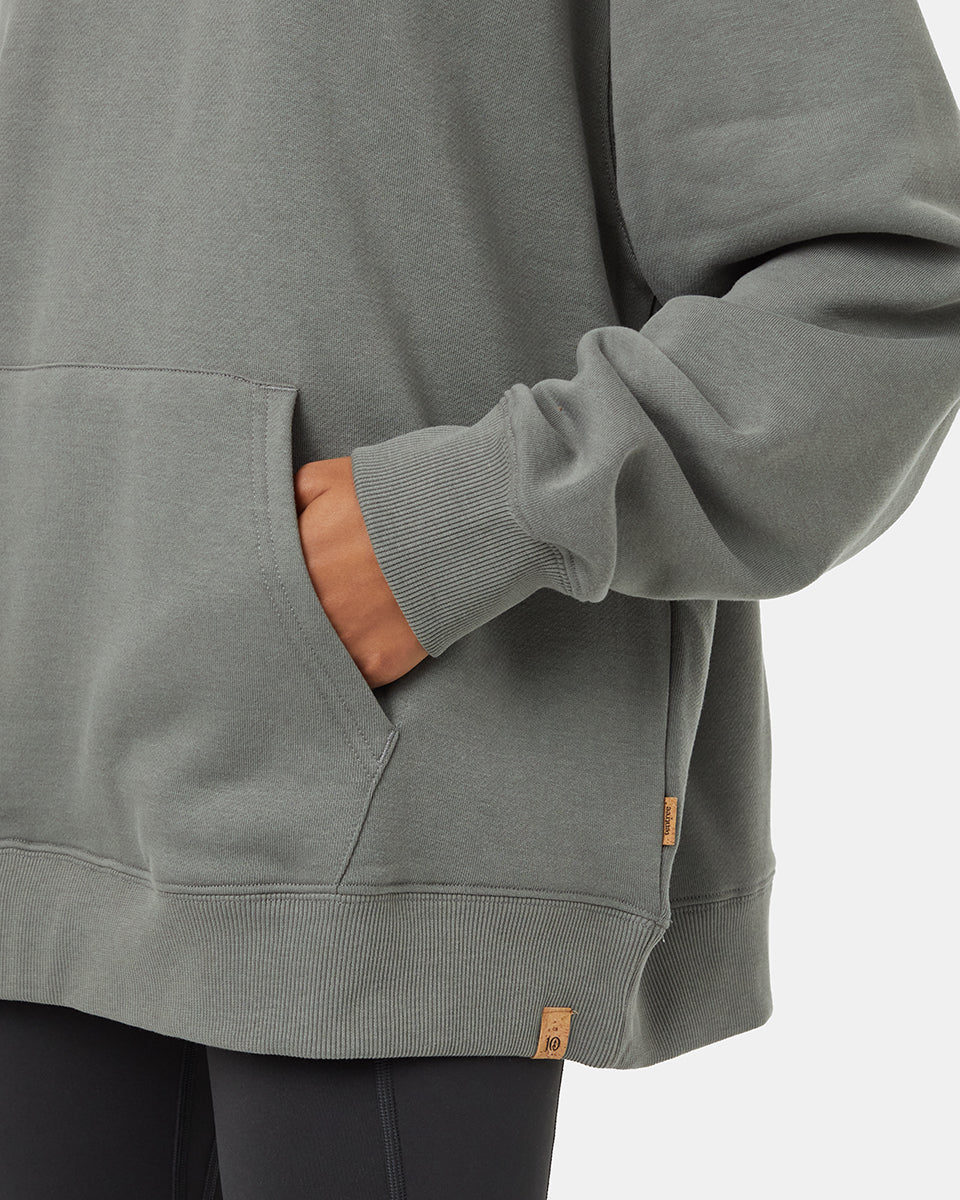 Tentree Women's TreeFleece Oversized Hoodie - Mineral