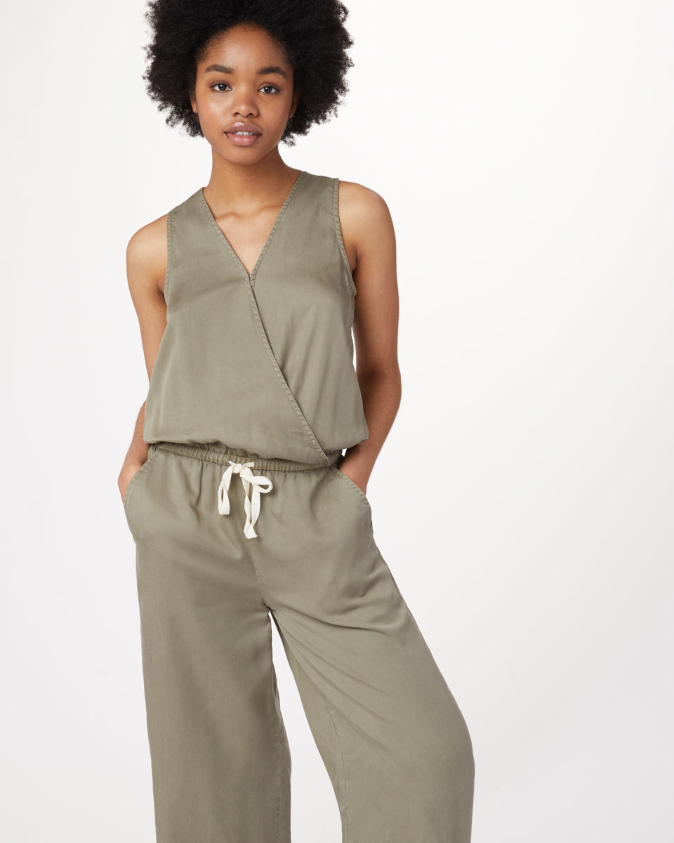 Tentree Blakely Jumpsuit - Vetiver Green