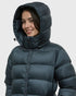 Tentree Women's Lookout Long Puffer - Forest River Green