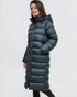 Tentree Women's Lookout Long Puffer - Forest River Green