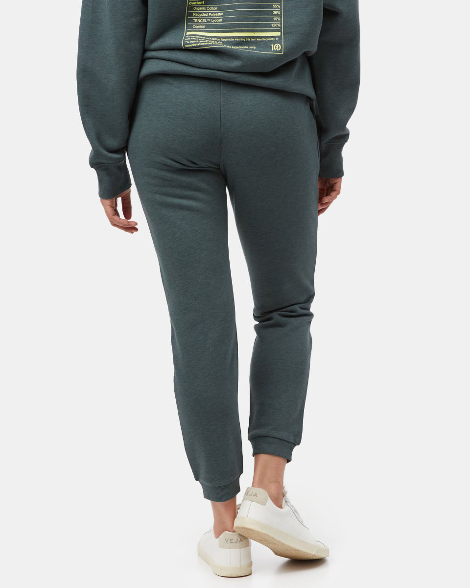 Tentree Eco Facts Sweatpant - Sea Green
