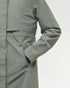 Tentree Women's Nimbus Long Rain Jacket - Agave Green