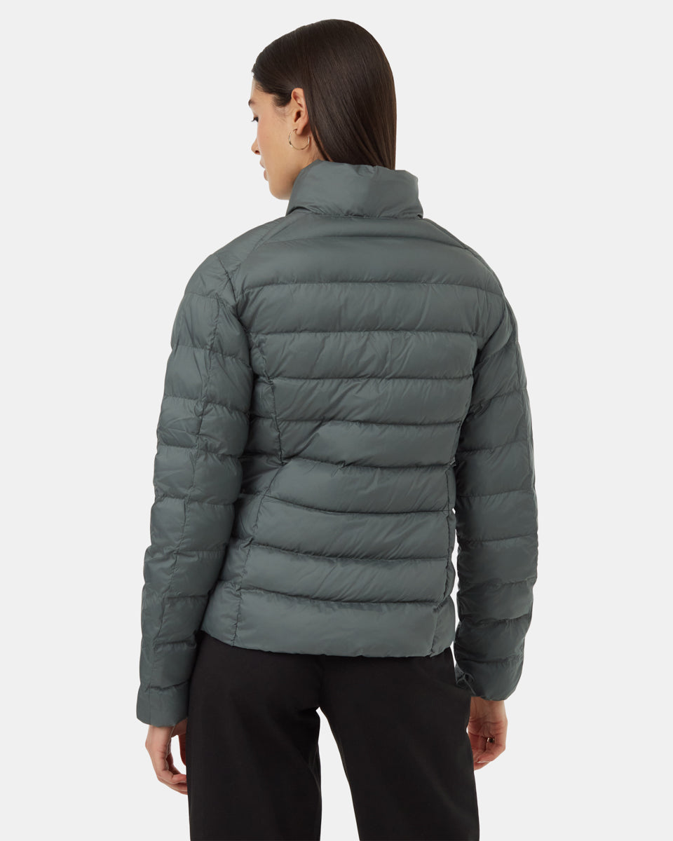 Tentree Women's Cloud Shell Packable Puffer - Urban Green