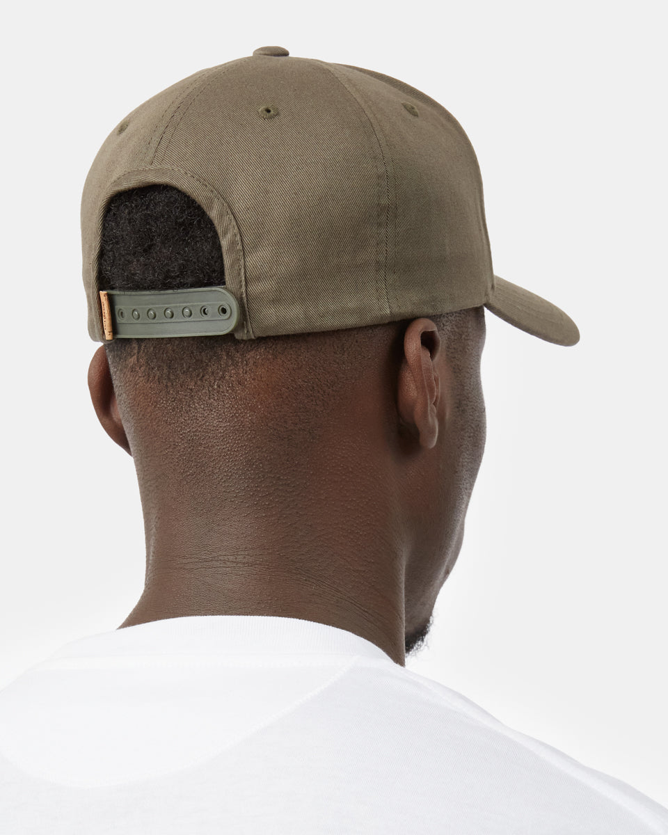 Tentree Cork Icon Elevation Hat - Olive Night Green