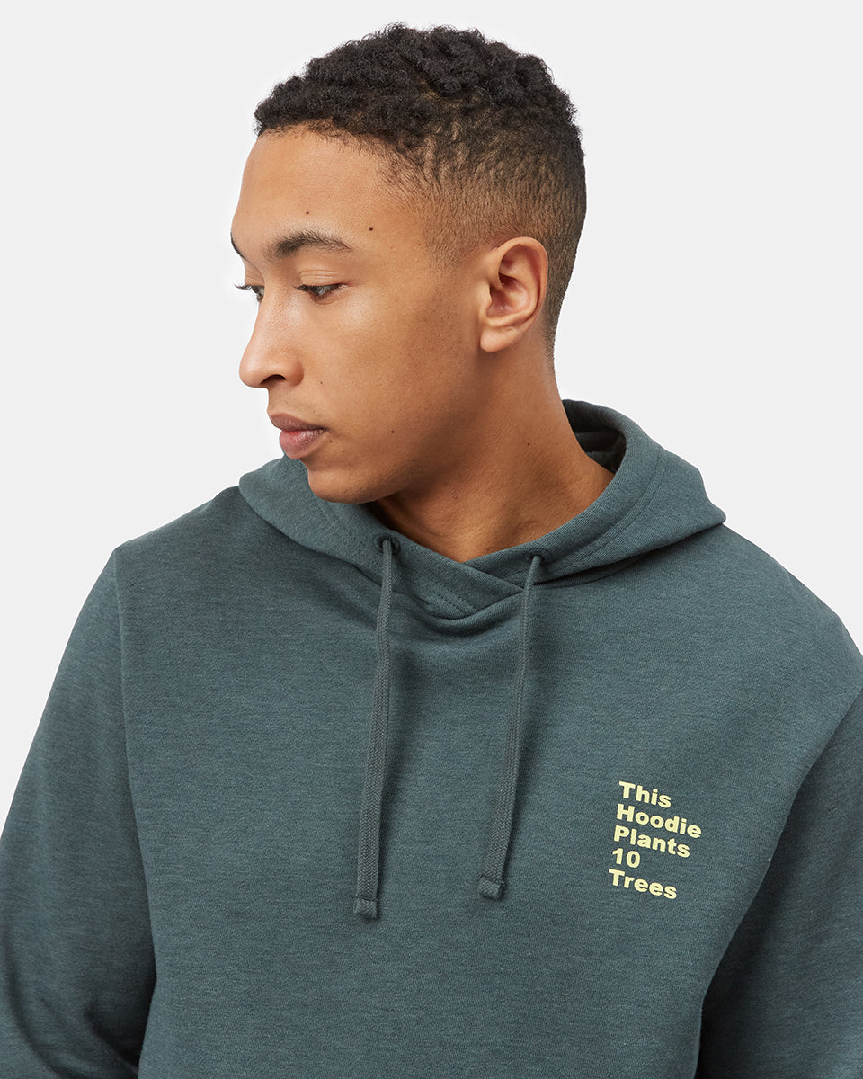 Tentree Eco Facts Hoodie - Sea Green