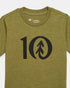 Tentree Kids Logo T-Shirt - Olive Branch Heather