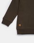 Tentree Treefleece Crew - Black Olive Green