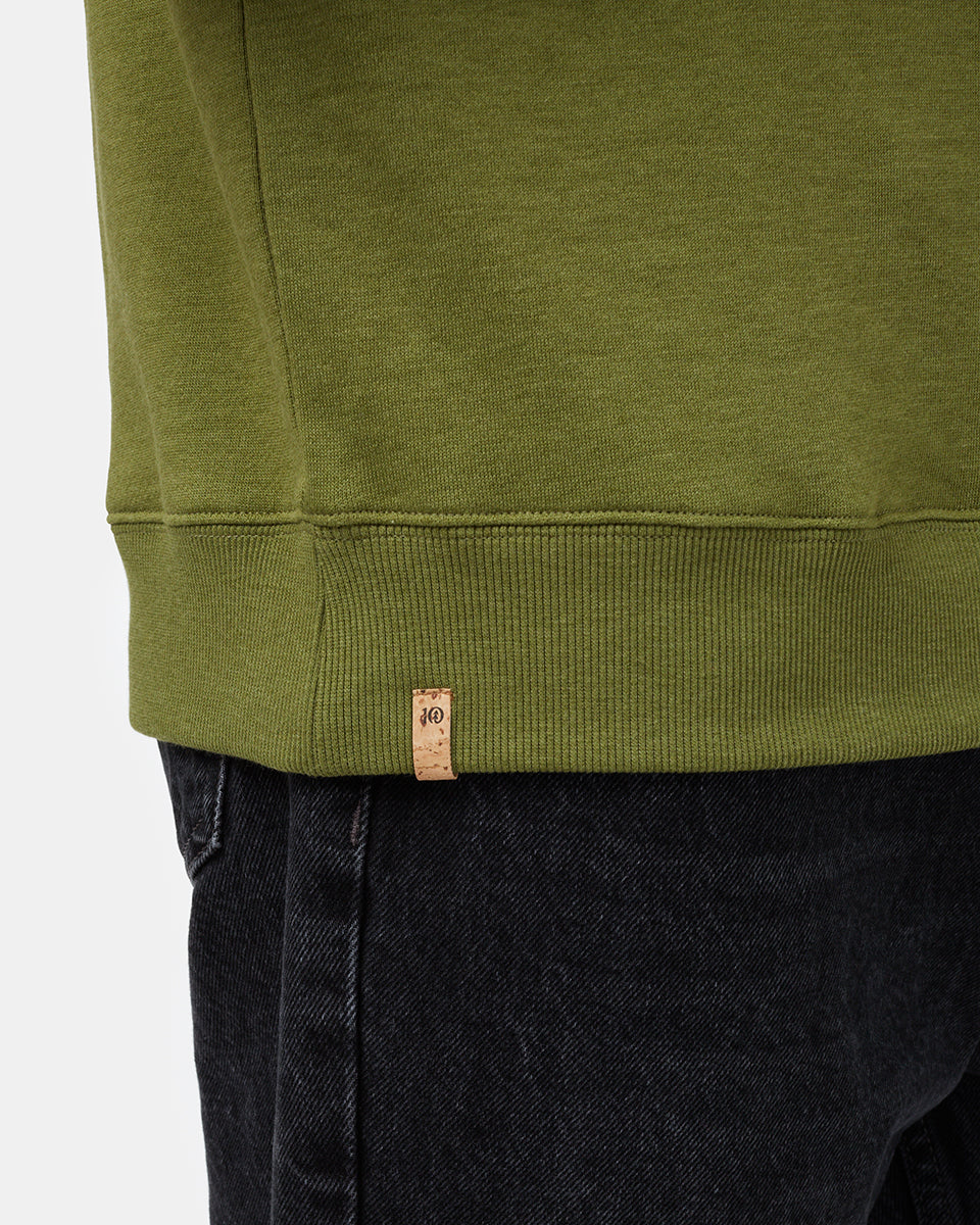 Tentree Reynard Crew - Olive Branch