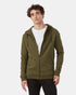 Tentree Organic Cotton Zip Hoodie - Olive Night Green