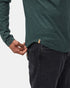 Tentree Cove Longsleeve - Dark Forest Green Heather