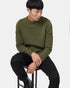 Tentree Highline Crew Sweater - Olive Night Green