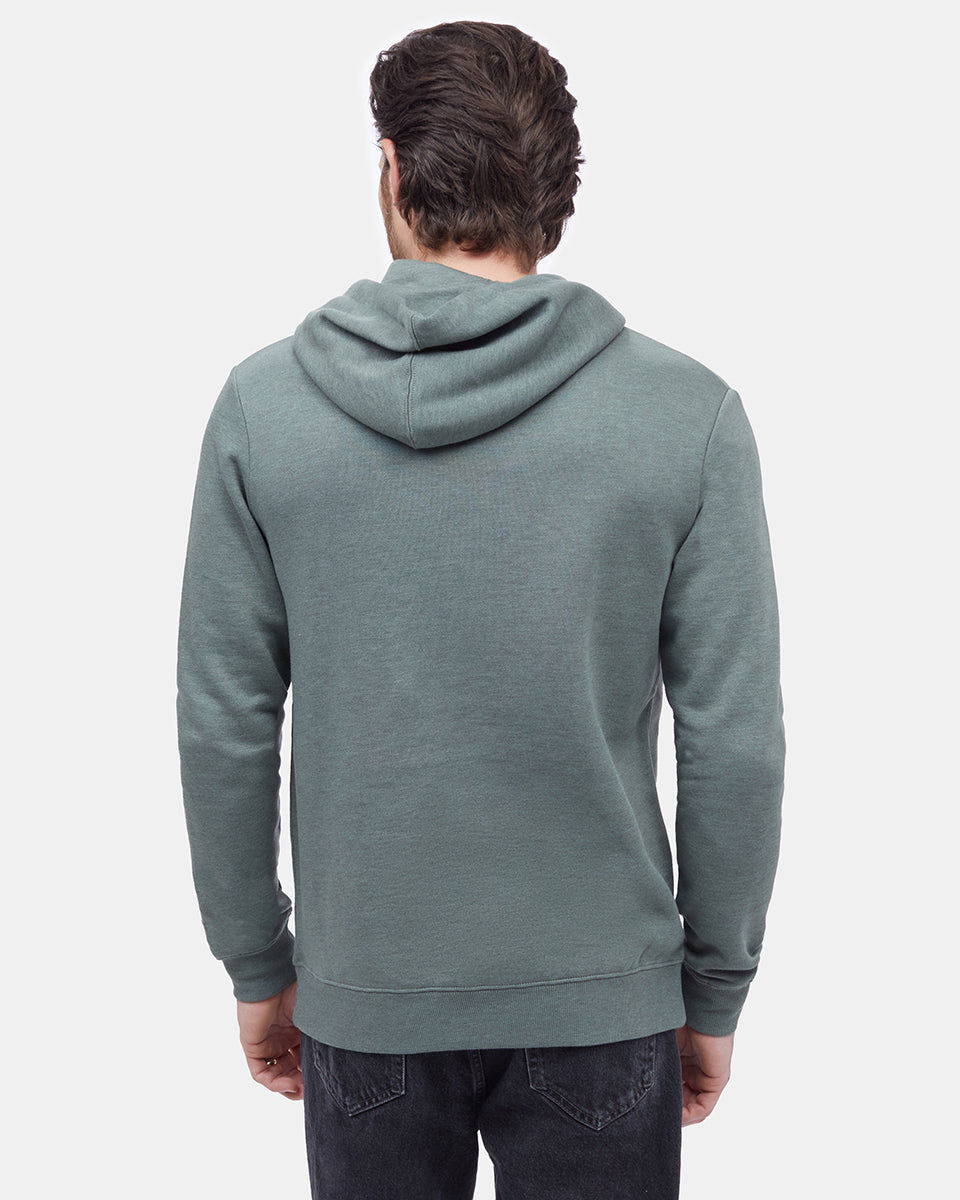 Tentree Peru Embroidered Llama Hoodie - Agave Green