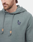 Tentree Peru Embroidered Llama Hoodie - Agave Green