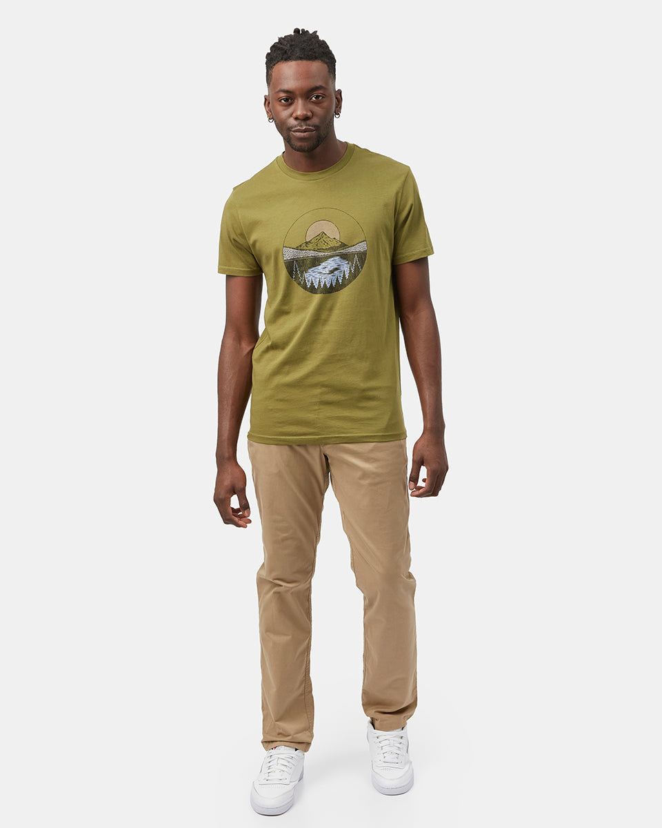 Tentree Portal T-Shirt - Olive Branch