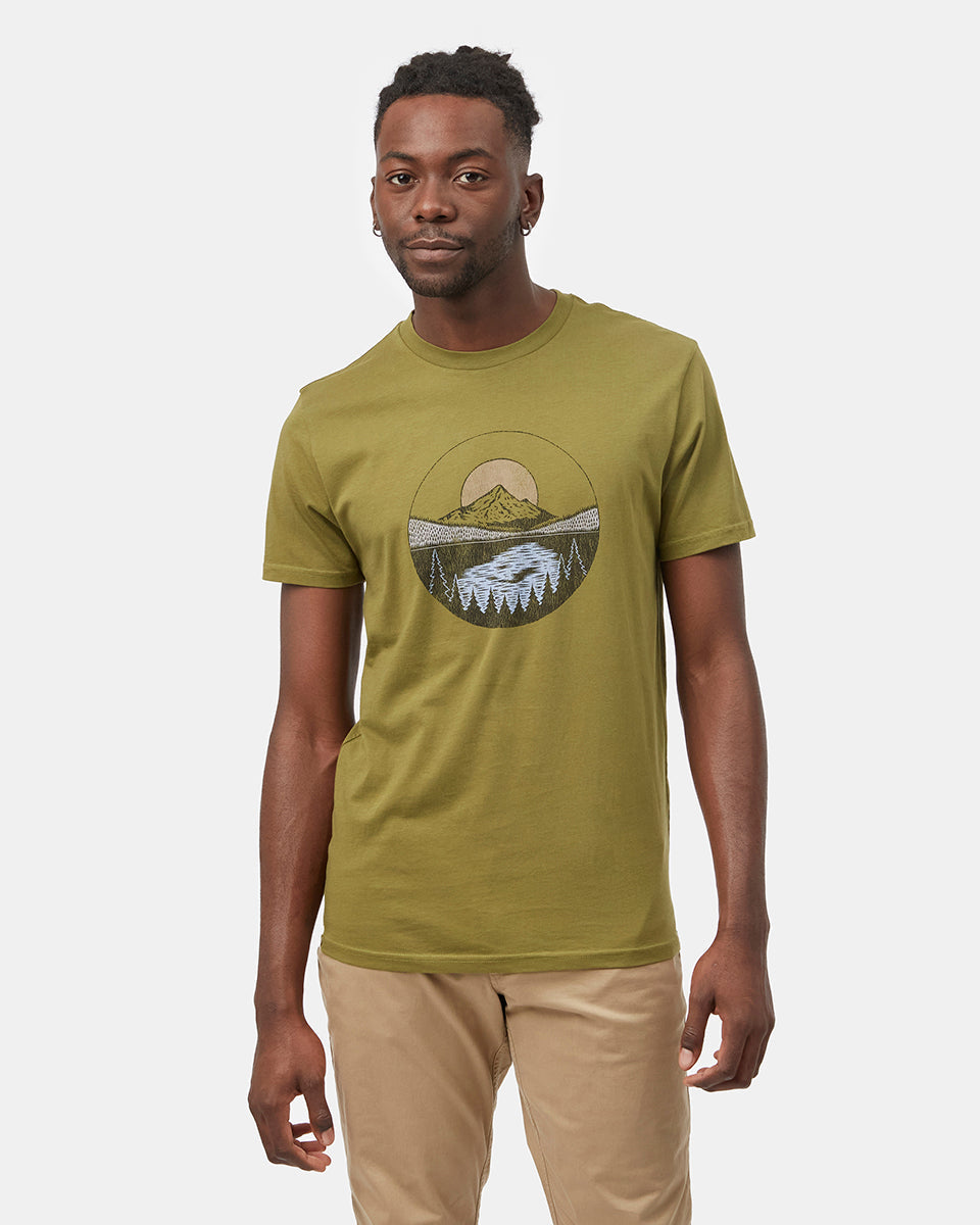 Tentree Portal T-Shirt - Olive Branch