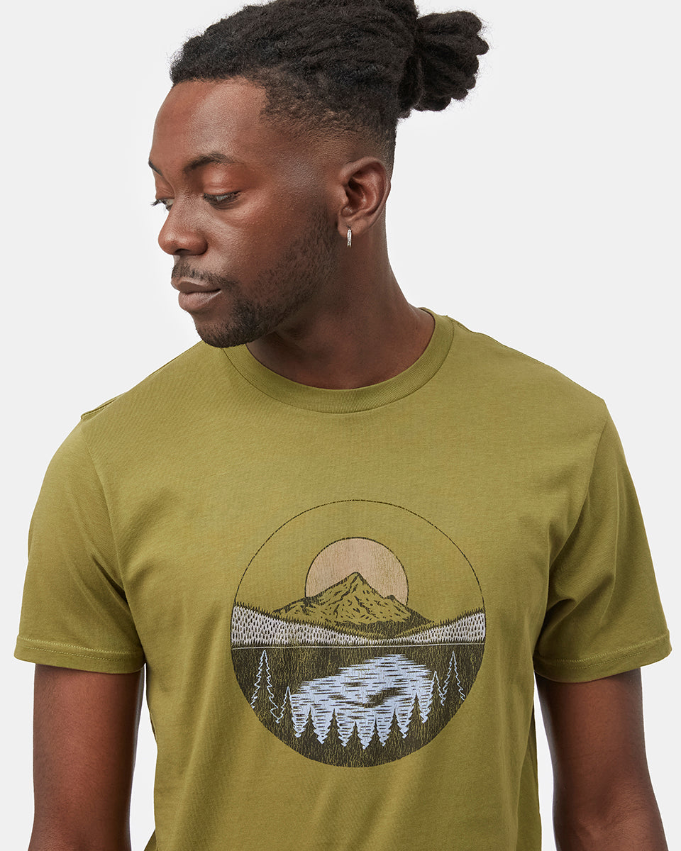 Tentree Portal T-Shirt - Olive Branch