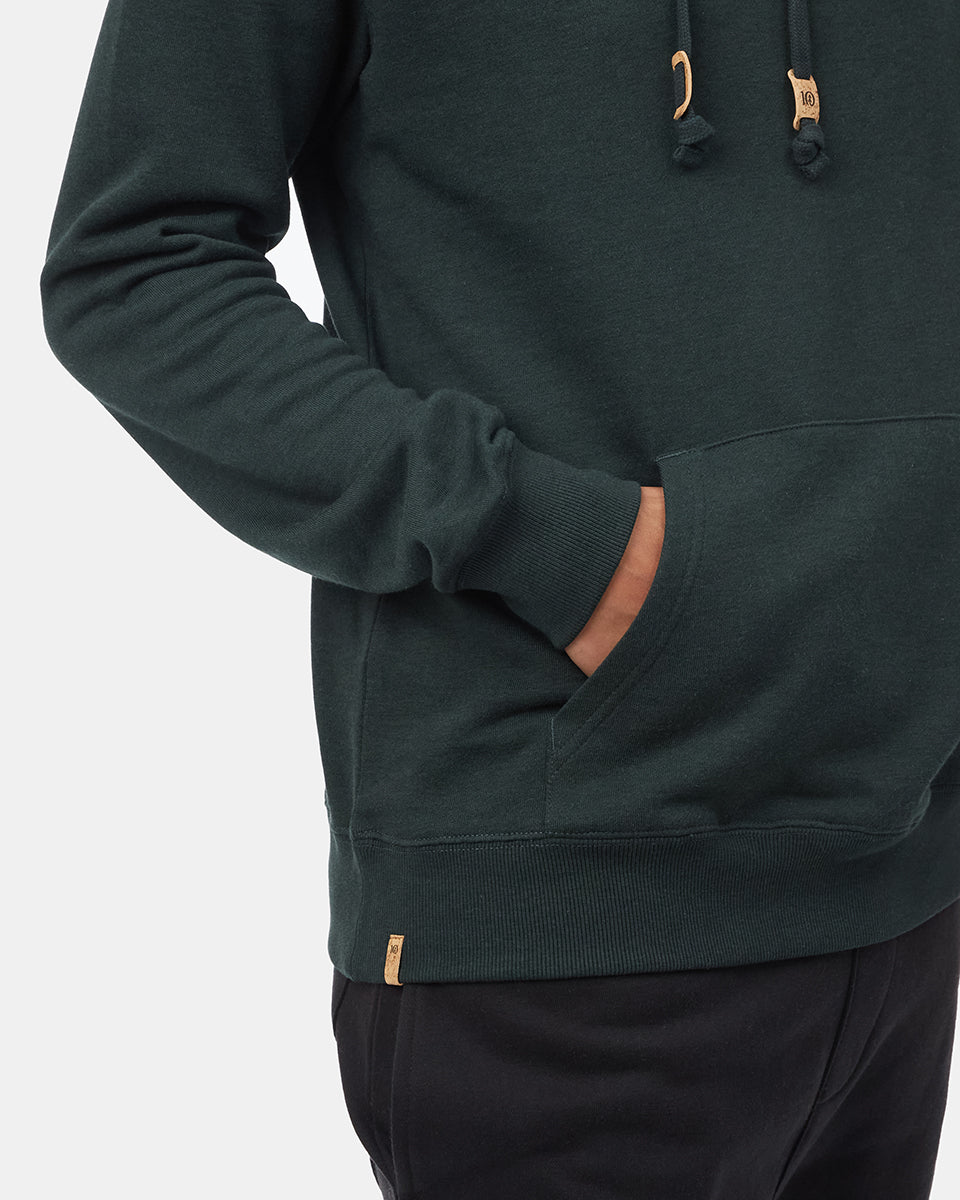 Tentree TreeFleece Golden Spruce Hoodie - Dark Forest Green