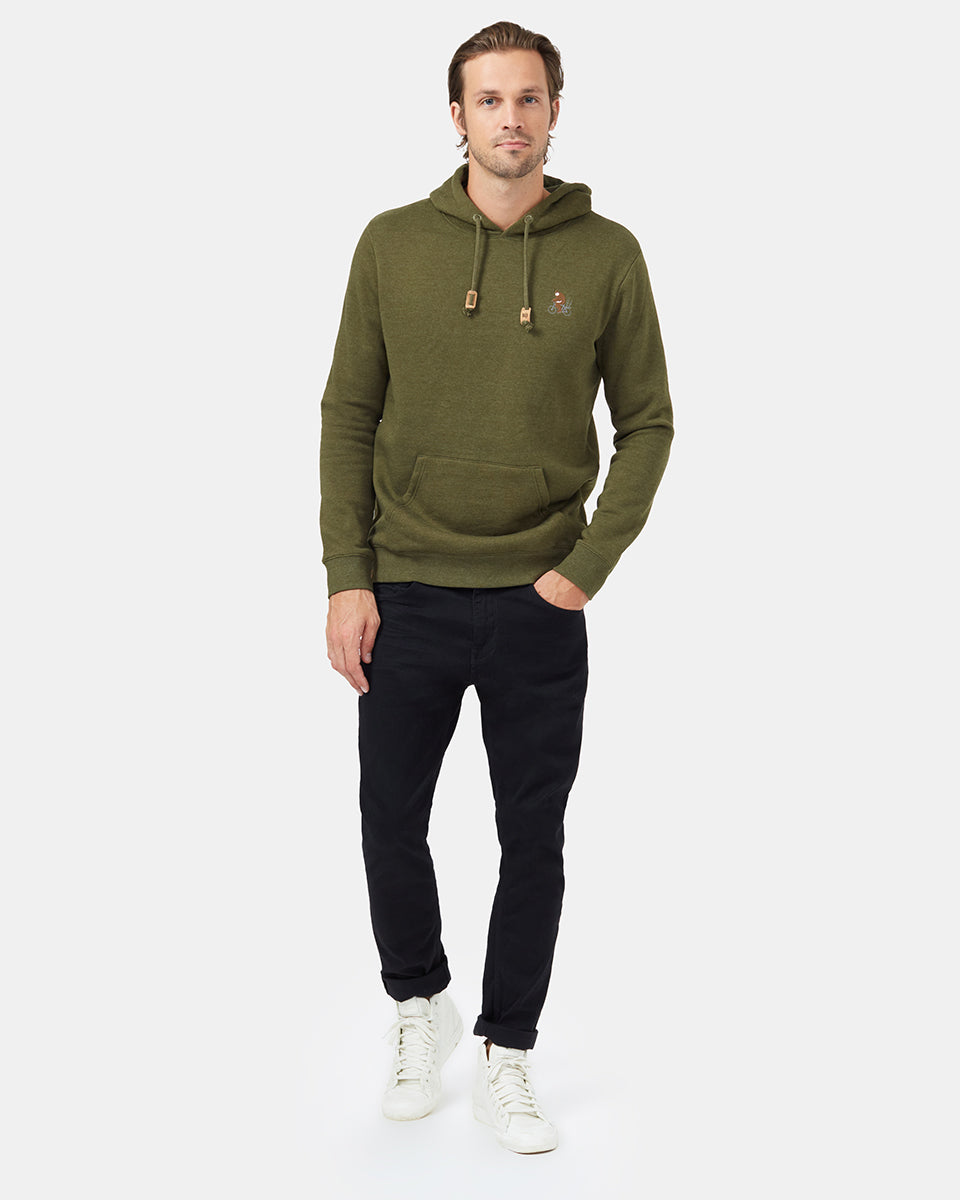 Tentree Sasquatch Hoodie - Olive Night Green Heather