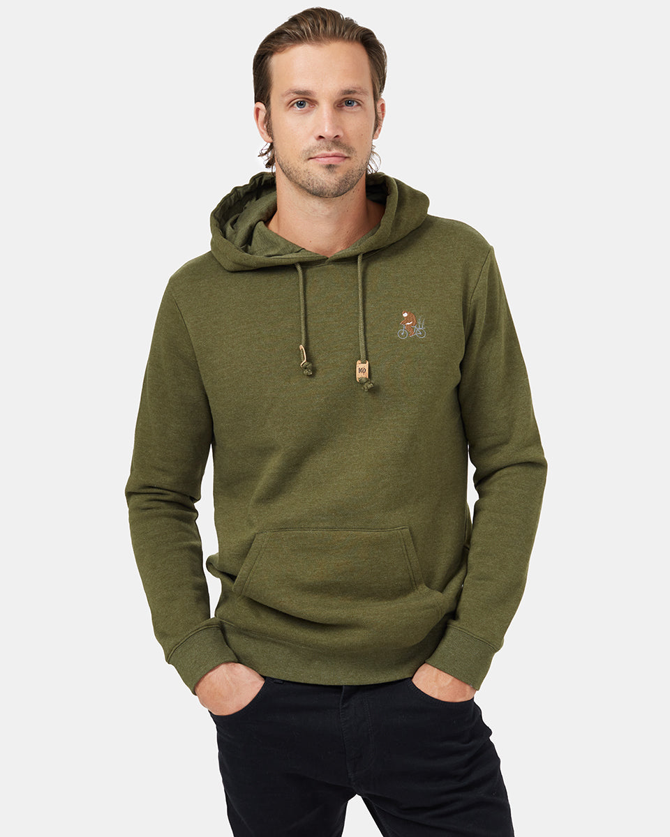 Tentree Sasquatch Hoodie - Olive Night Green Heather
