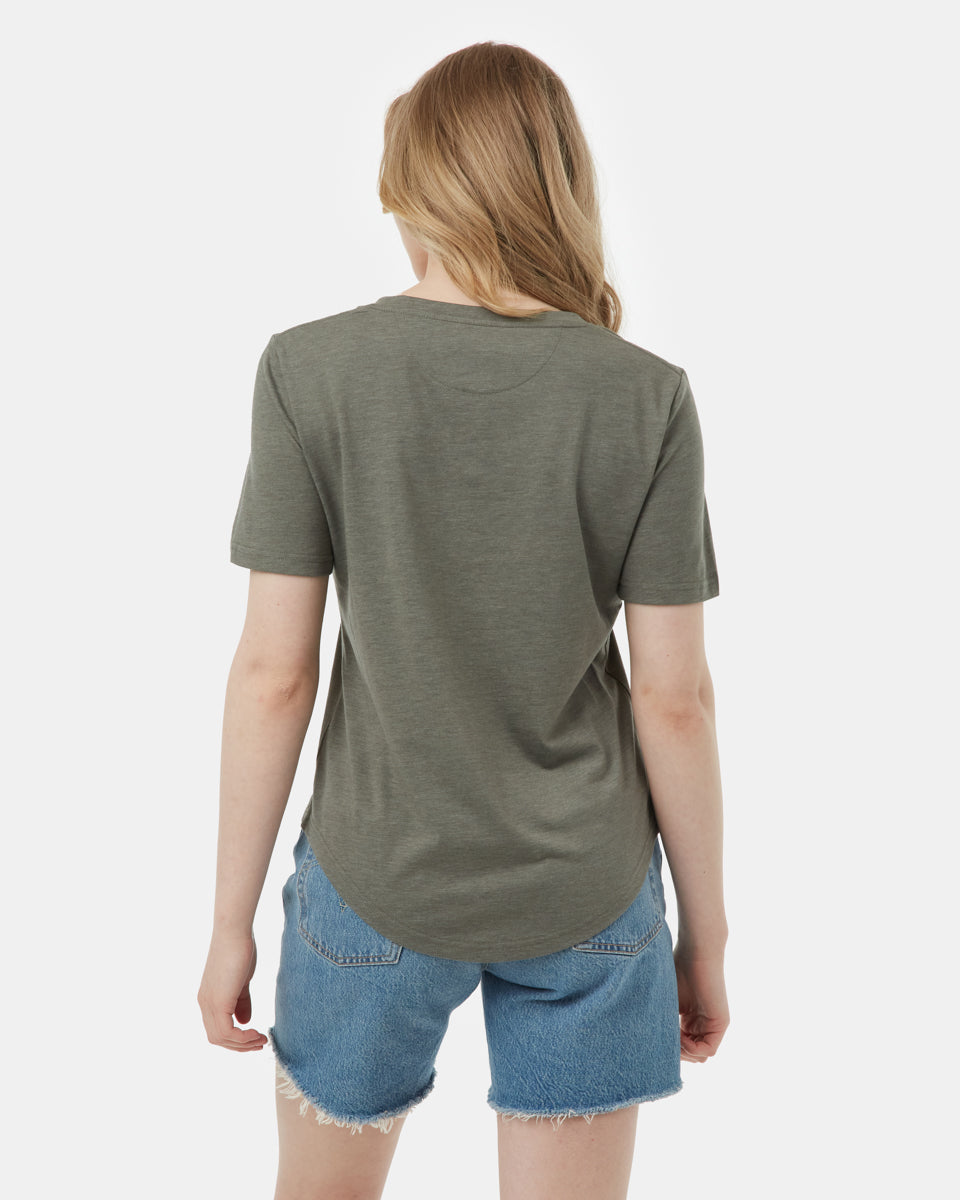Tentree TreeBlend Brackley T-Shirt - Agave Green Heather