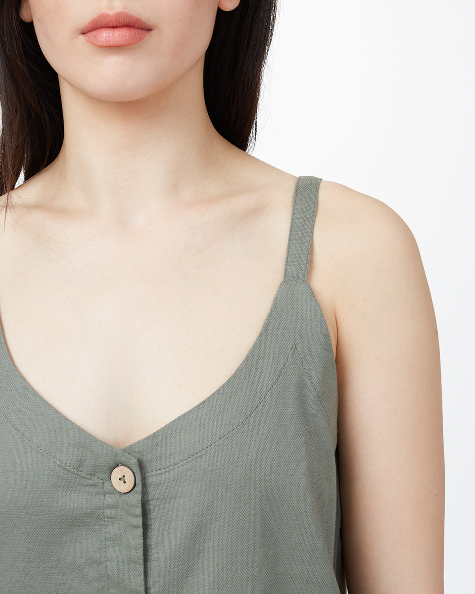 Tentree Main Street Tank - Agave Green