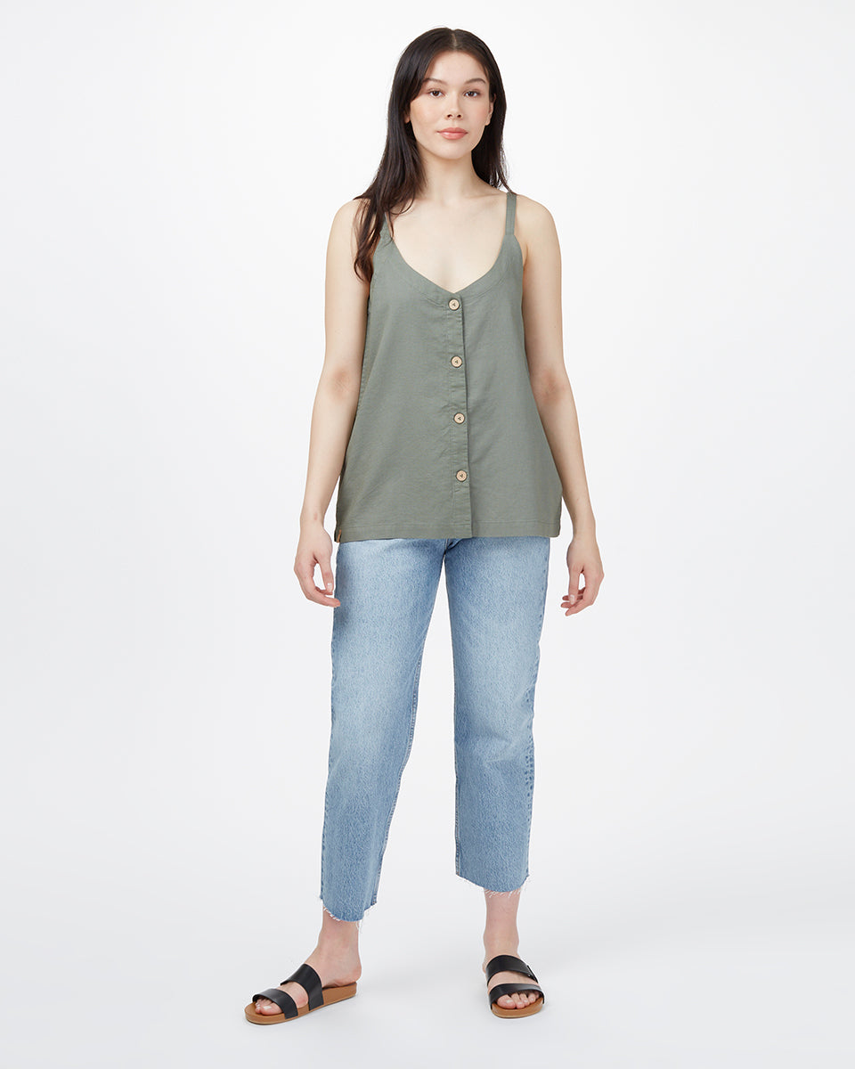 Tentree Main Street Tank - Agave Green