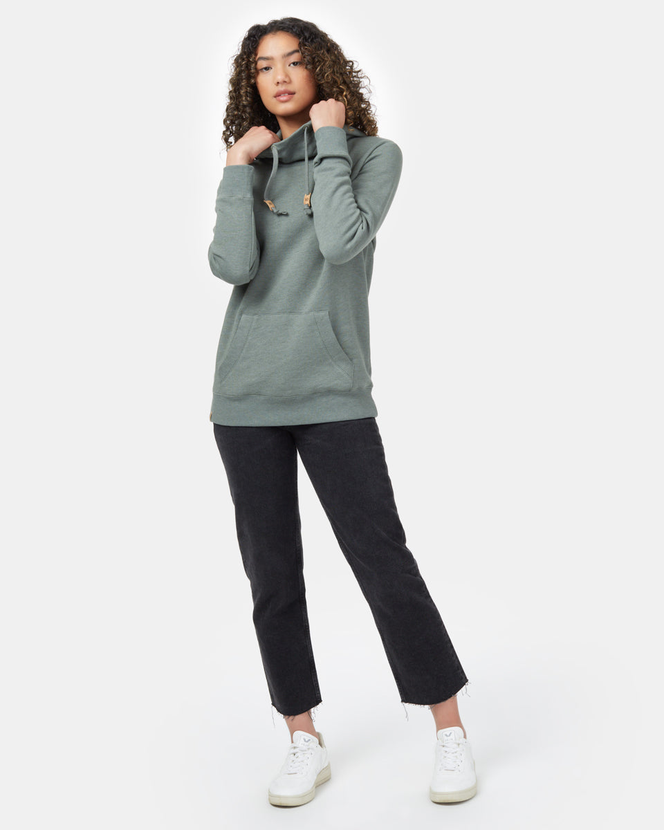 Tentree TreeFleece Banshee Hoodie - Agave Green