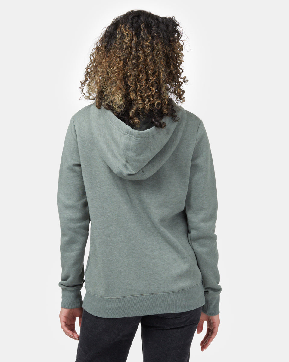 Tentree TreeFleece Banshee Hoodie - Agave Green