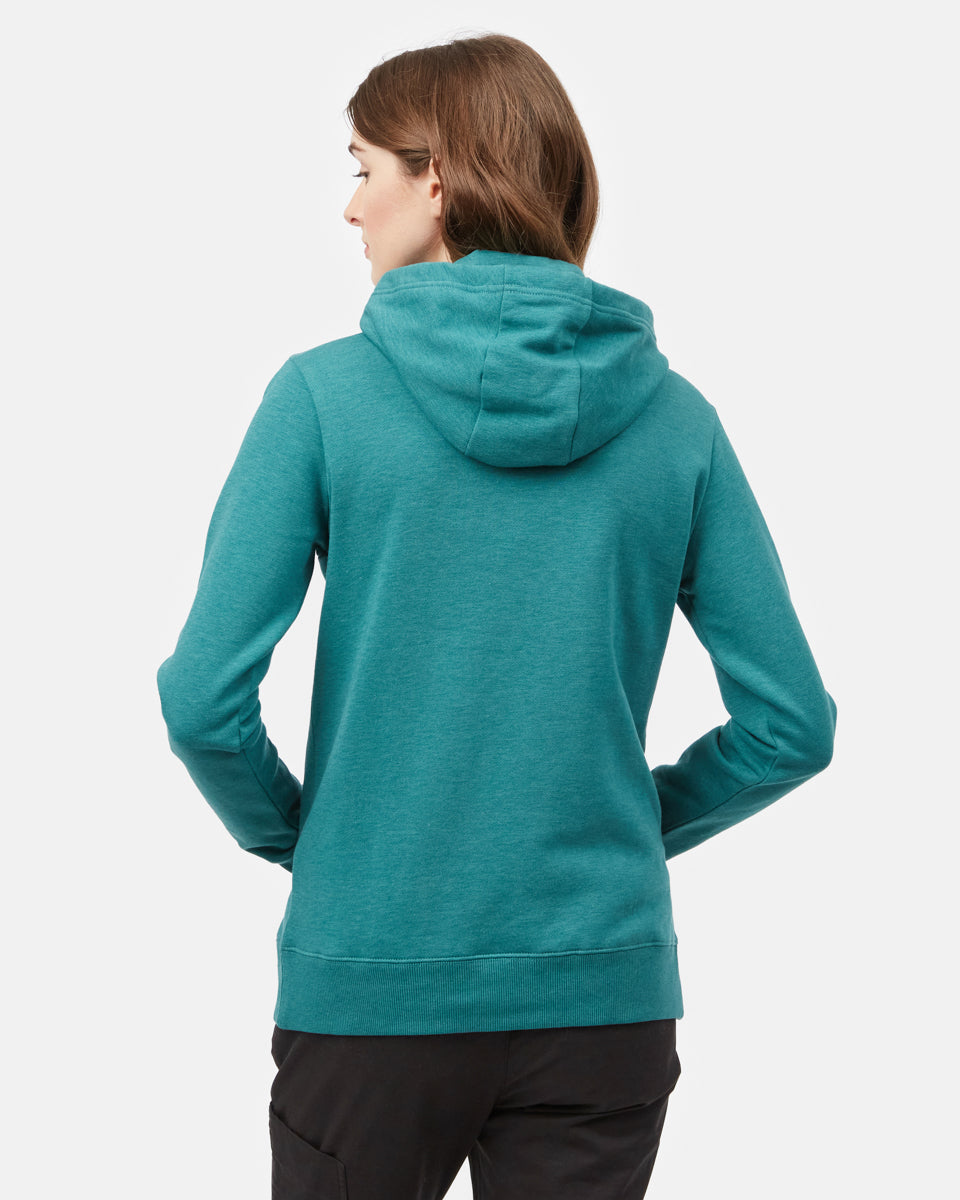 Tentree TreeFleece Banshee Hoodie - North Sea