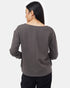 Tentree Women's Ponte V-Neck Top - Black Olive Green