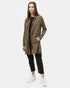 Tentree Women's Tencel Soft Trench - Olive Night Green