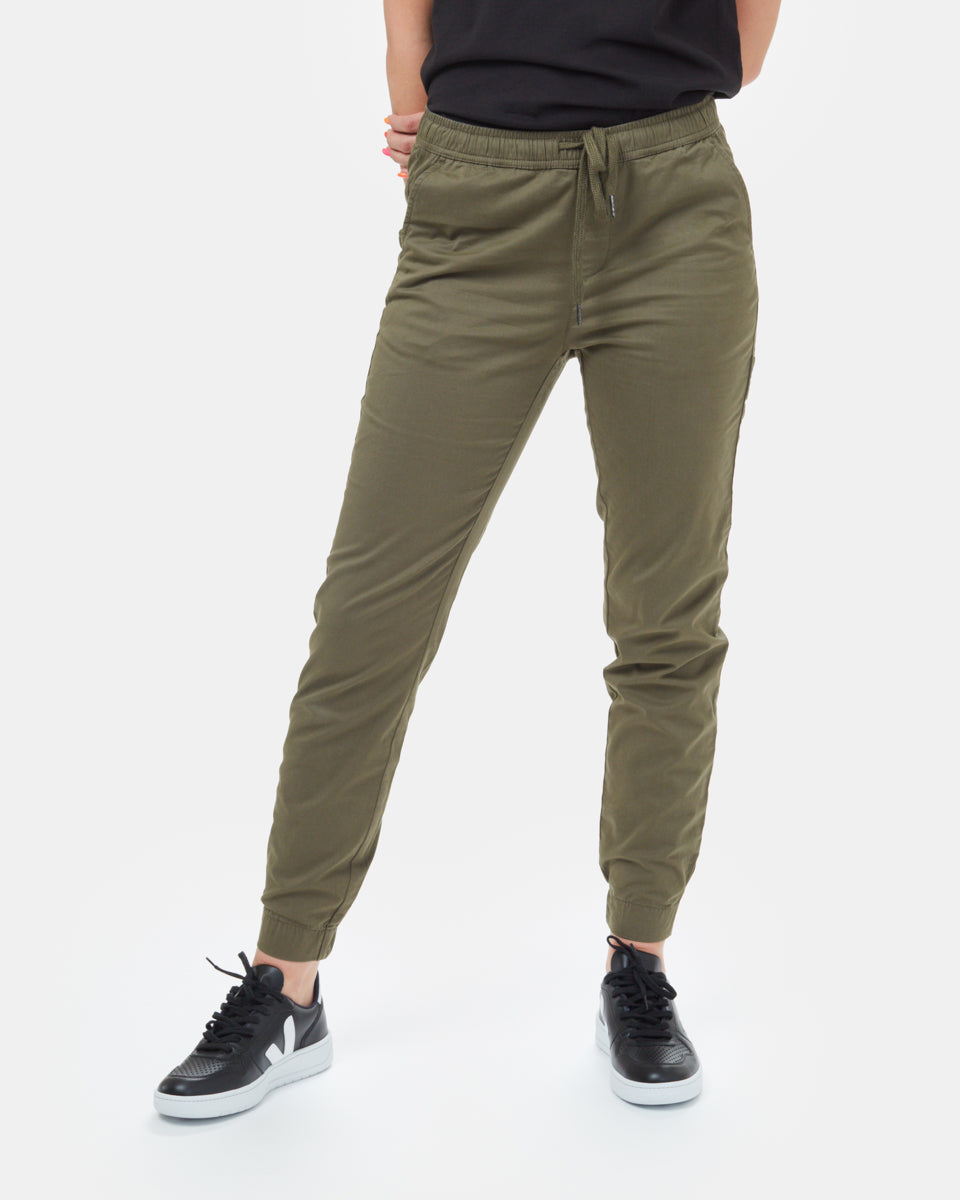 Tentree Pacific Jogger - Olive Night Green