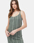 Tentree Breeze Dress - Agave Green Breeze Stripe