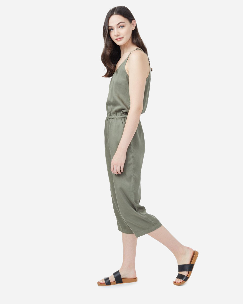 Tentree Breeze Jumpsuit - Agave Green