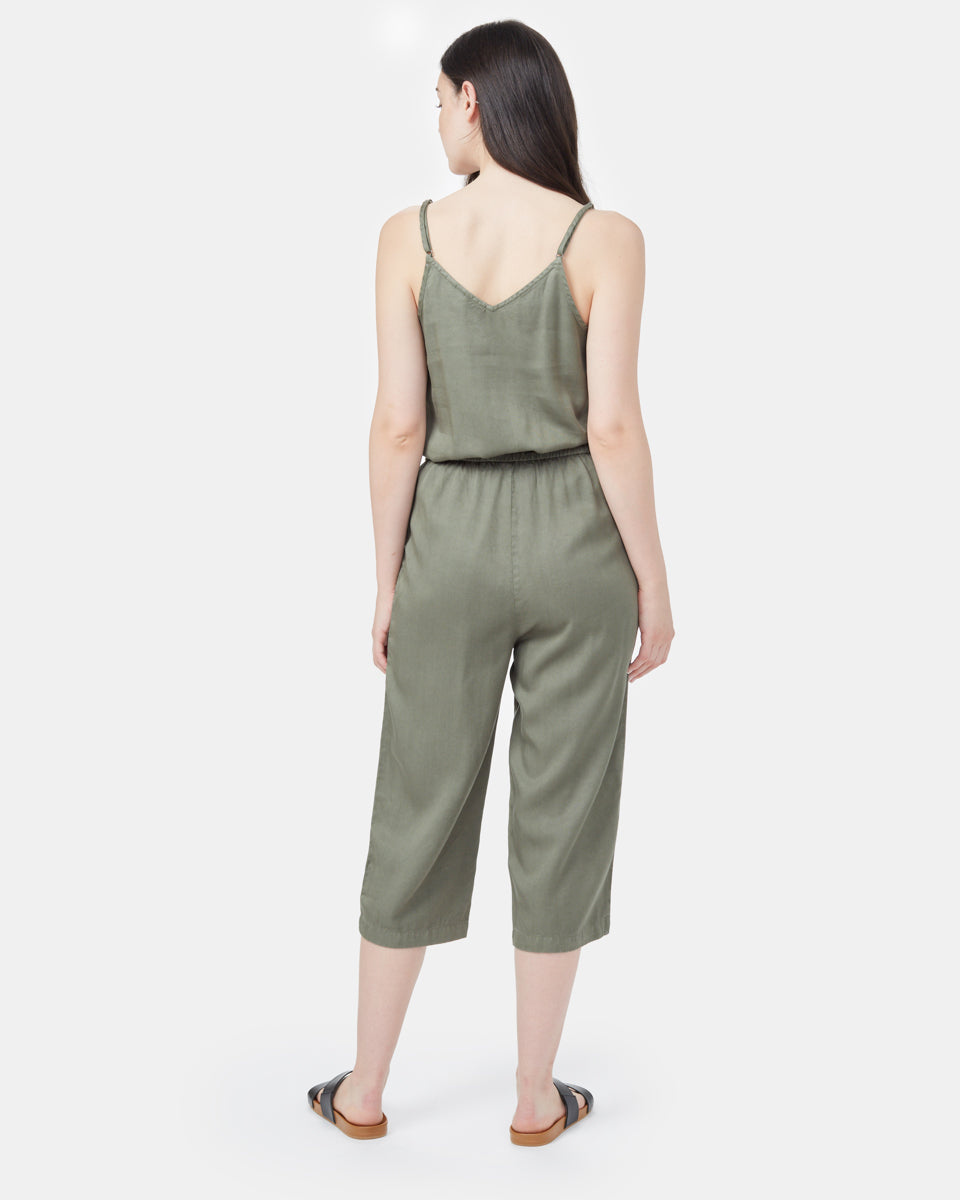 Tentree Breeze Jumpsuit - Agave Green