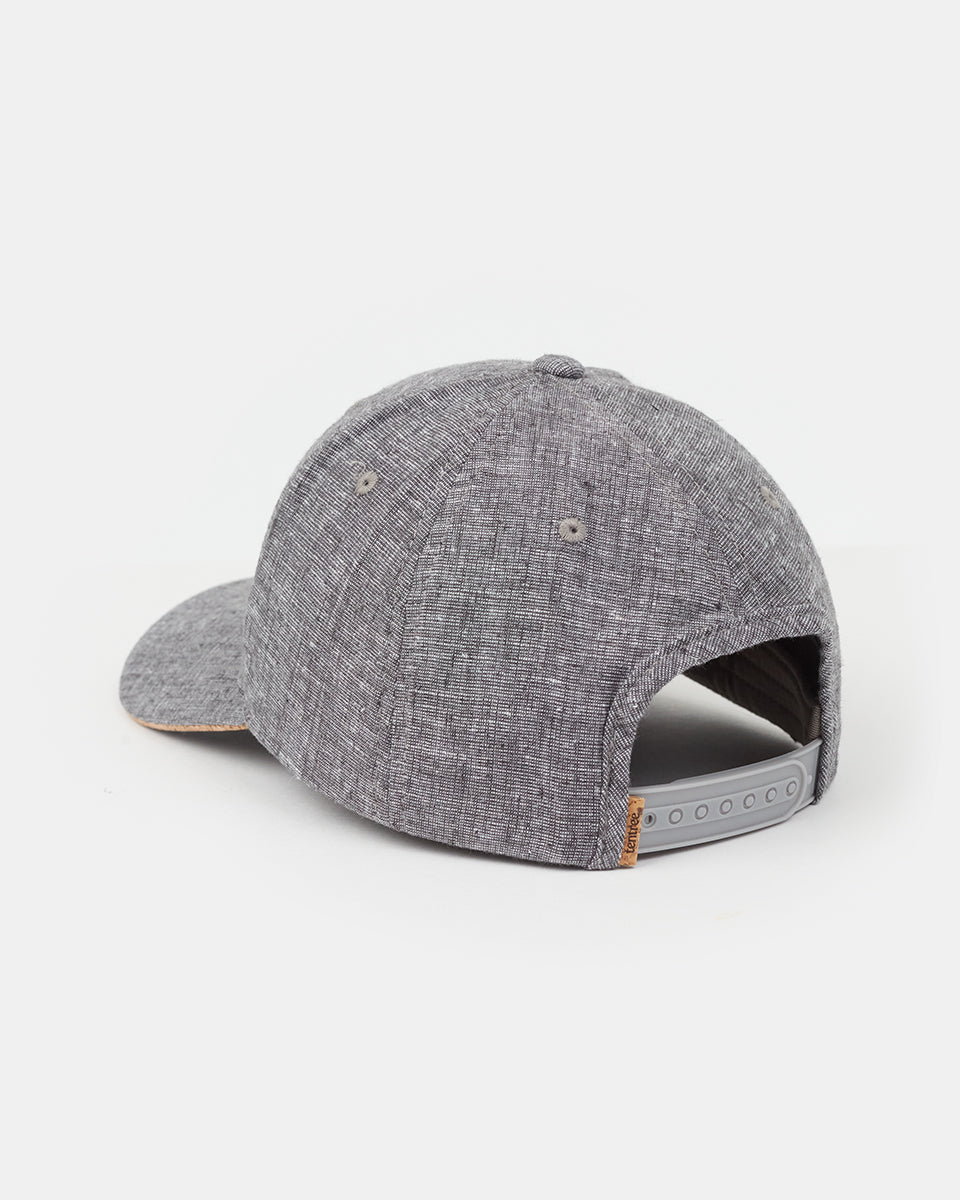 Tentree Cork Icon Hemp Elevation Hat - Graphite Heather