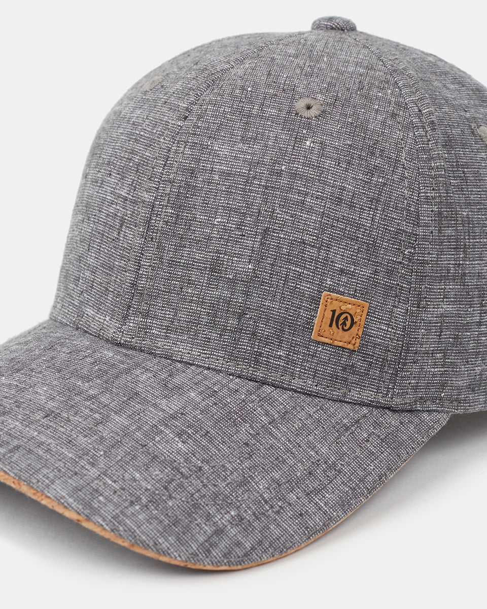 Tentree Cork Icon Hemp Elevation Hat - Graphite Heather