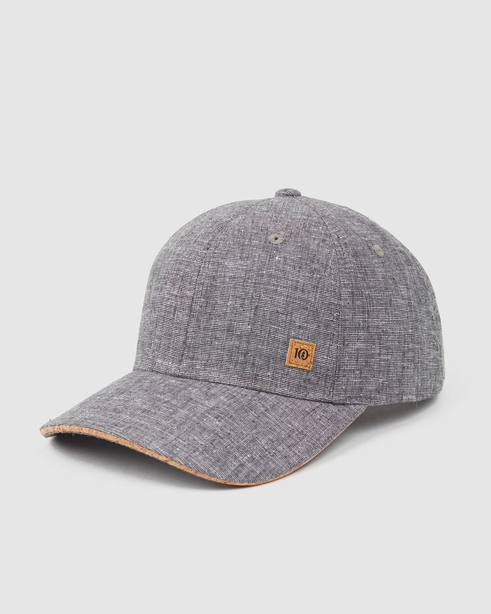 Tentree Cork Icon Hemp Elevation Hat - Graphite Heather