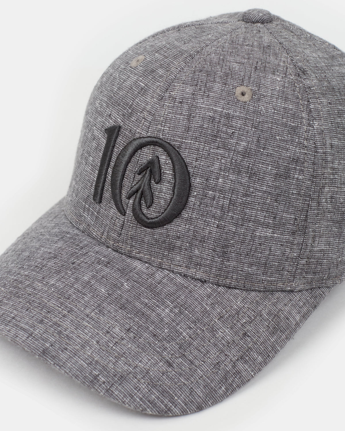 Tentree Logo Hemp Thicket Hat - Graphite Heather Carbon Grey