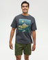 Tentree Men's Emerald Edge Relaxed T-Shirt - Graphite Sagebrush Green