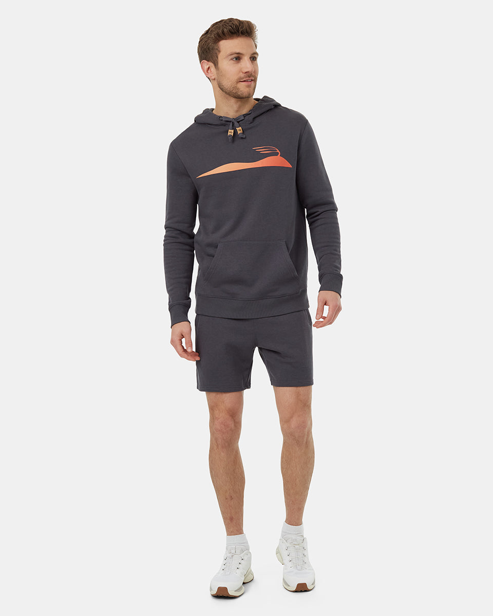 Tentree Men's Artist Series Landscape Hoodie - Graphite Burnt Sienna