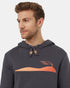 Tentree Men's Artist Series Landscape Hoodie - Graphite Burnt Sienna