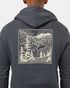 Tentree Men's Etched Mountain Hoodie - Graphite Pale Oak