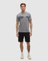 Tentree Men's Summer Guitar T-Shirt - Grey Heather Meteorite Black