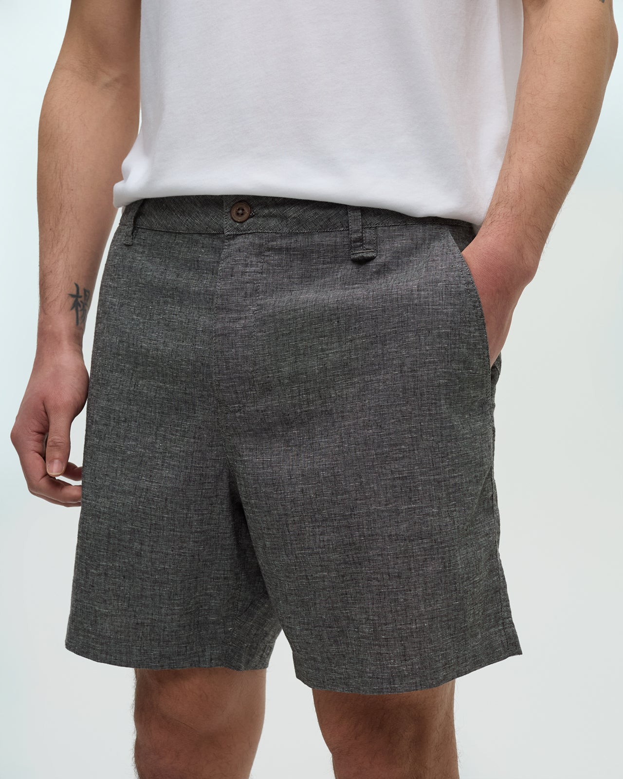 Tentree Men's Hemp Latitude 7" Short - Graphite Heather