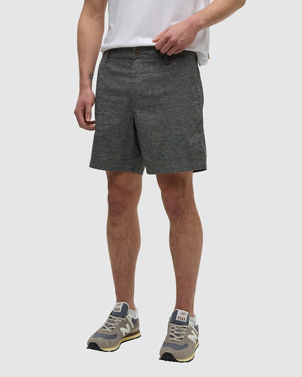 Tentree Men's Hemp Latitude 7" Short - Graphite Heather