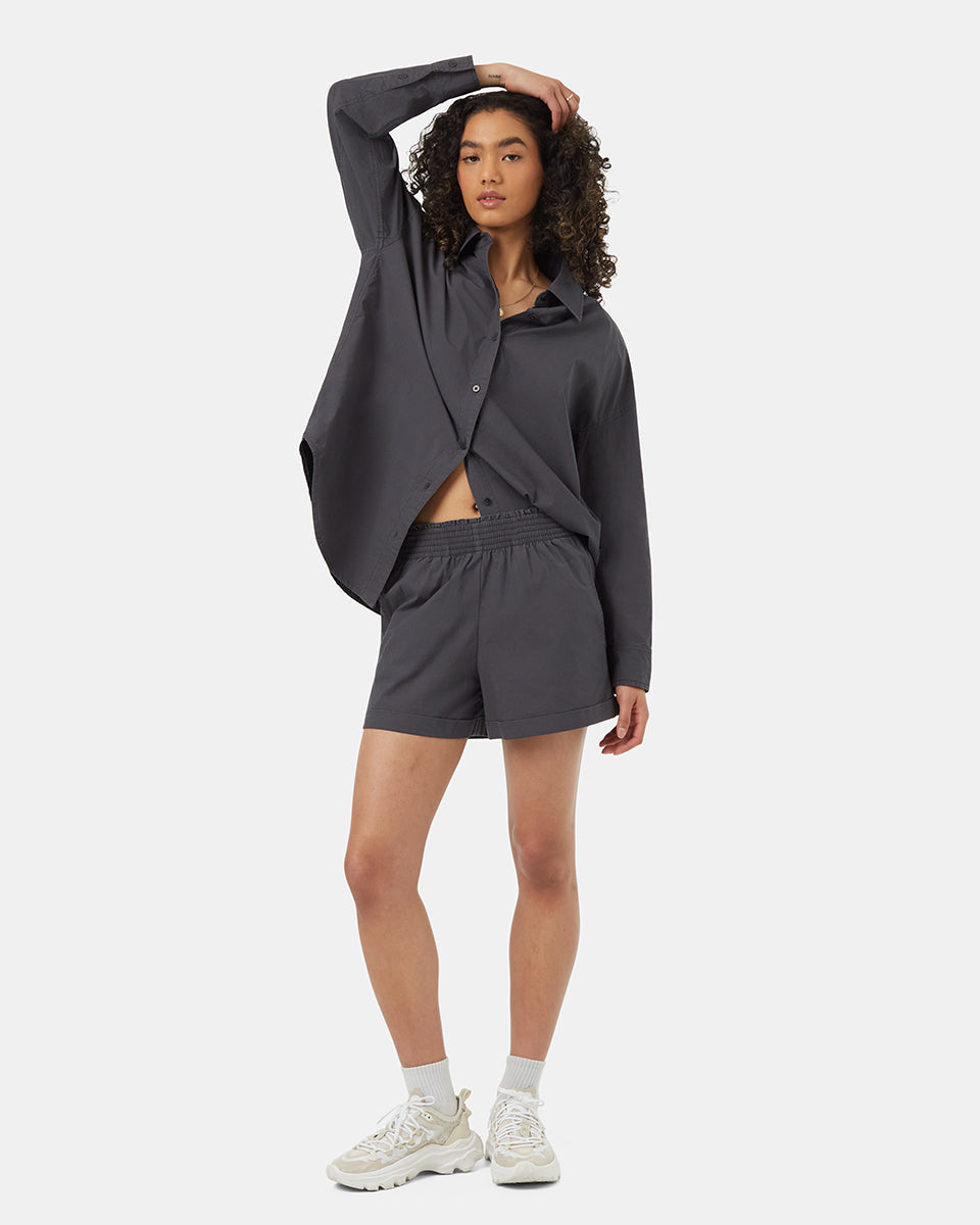 Tentree Women's EcoStretch Cotton Short - Graphite