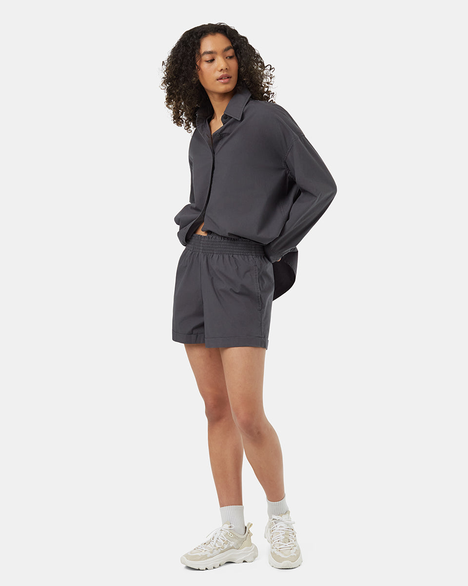 Tentree Women's EcoStretch Cotton Short - Graphite