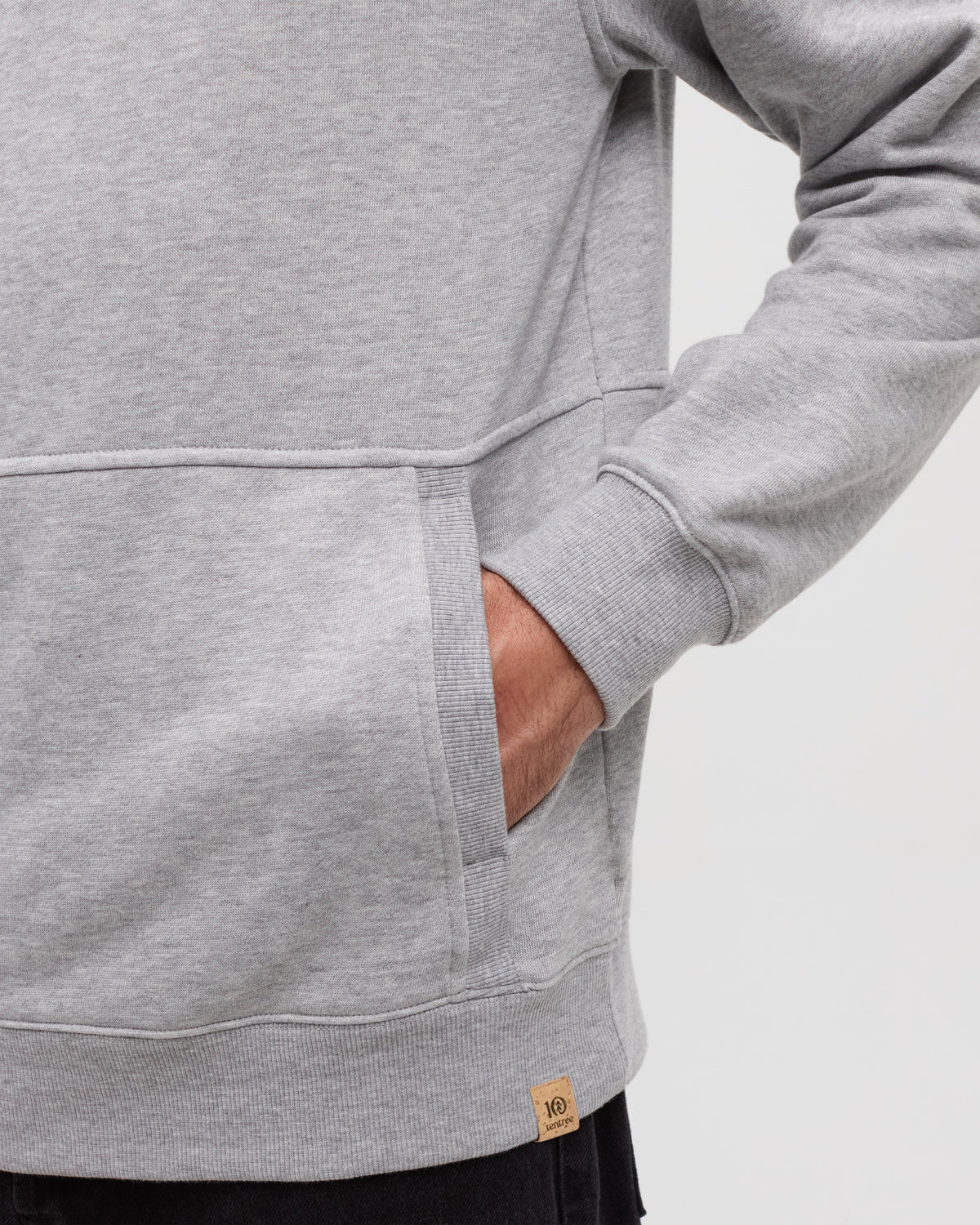 Tentree Men's Howson 1/4 Snap - Harbour Grey Heather